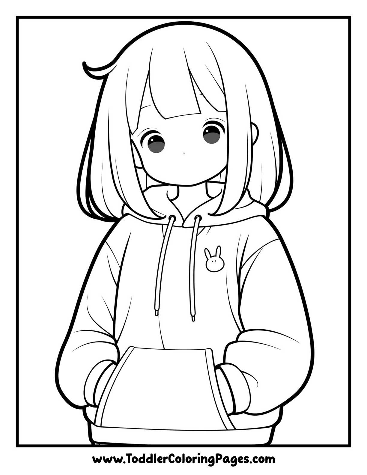 Anime Girl Coloring Pages