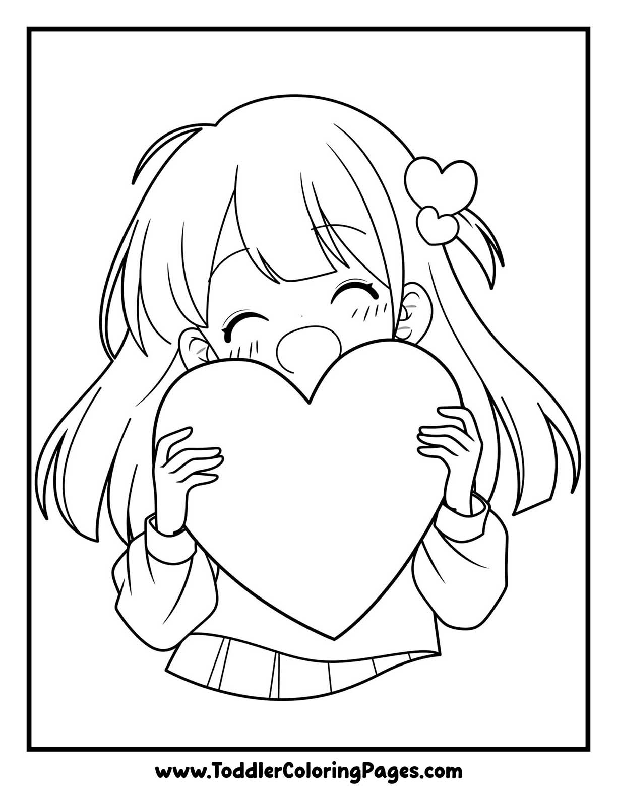 Anime Girl Coloring Pages