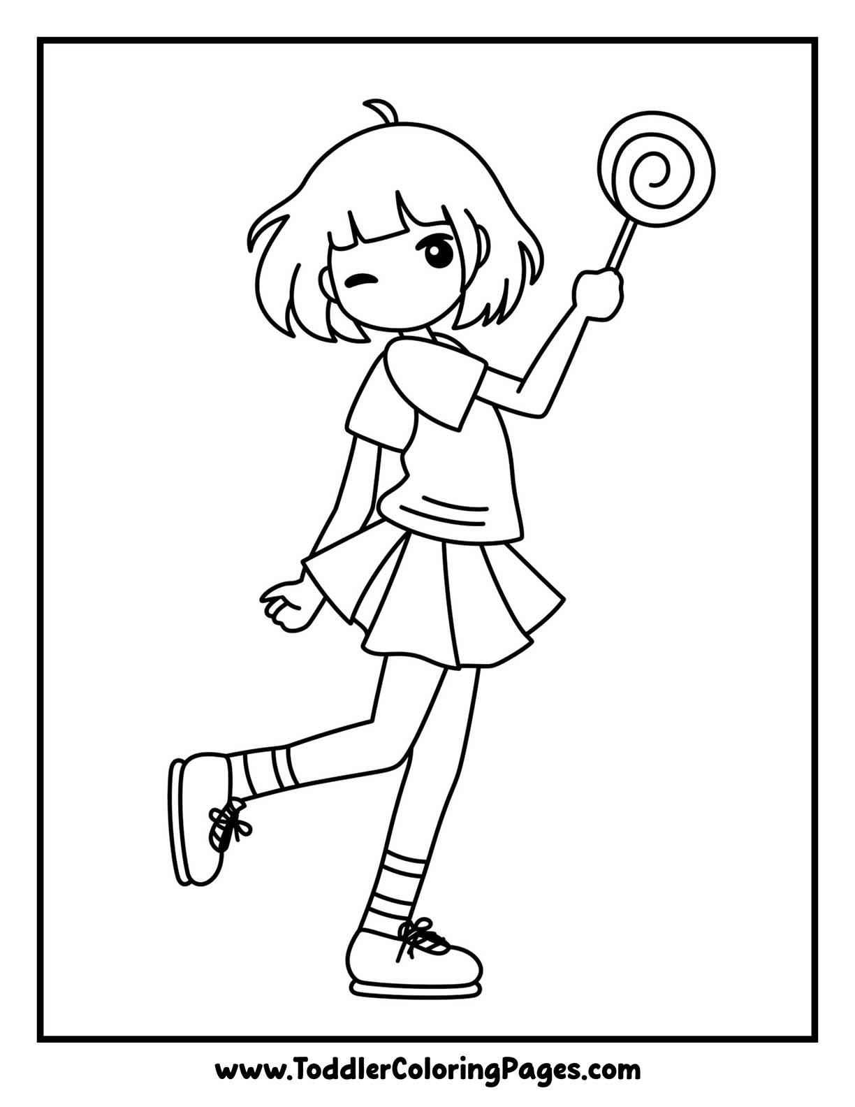 Anime Girl Coloring Pages