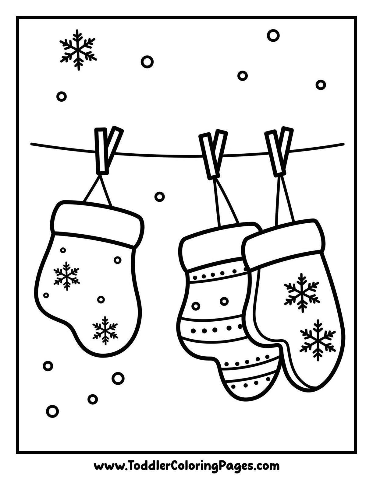 January Coloring Pages