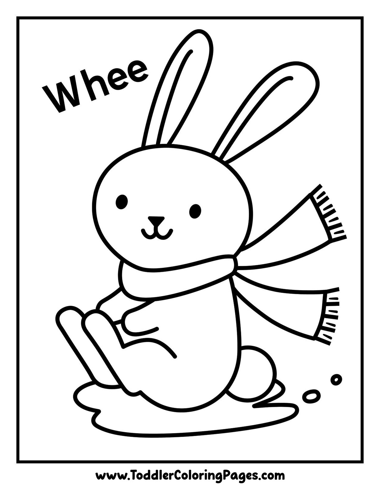 January Coloring Pages