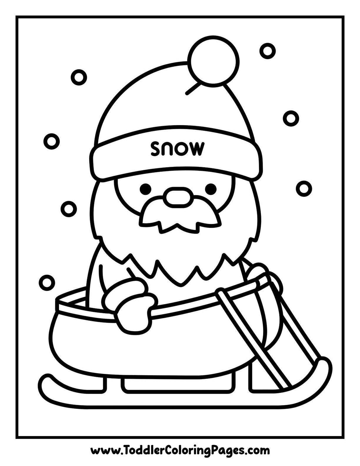 January Coloring Pages