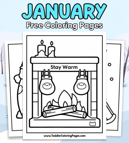 January Coloring Pages