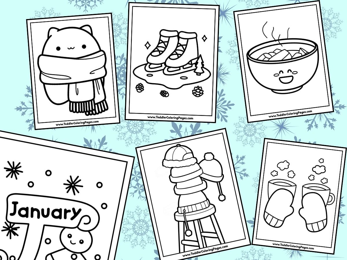 January Coloring Pages
