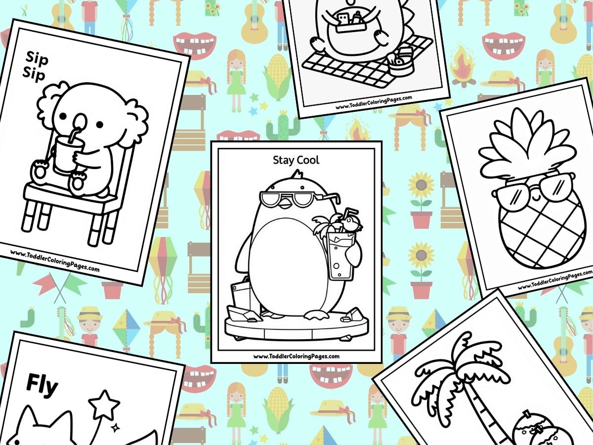 June Coloring Pages