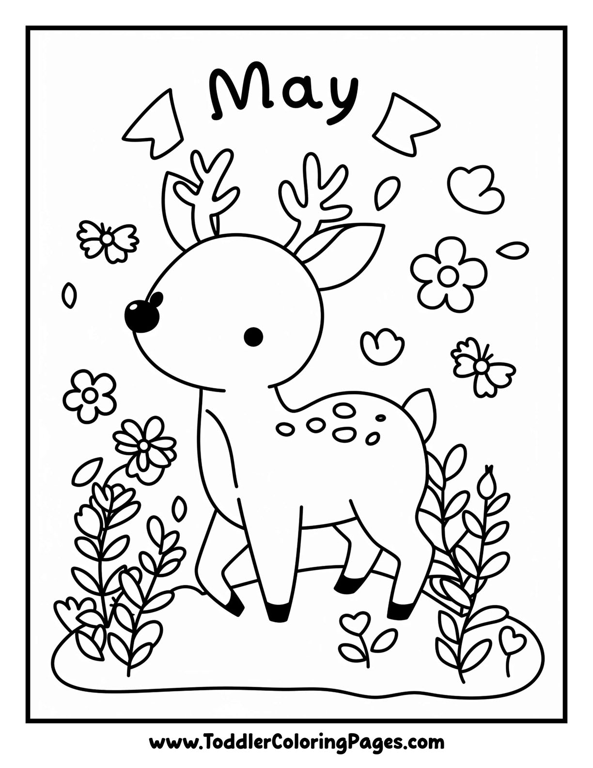 May Coloring Pages