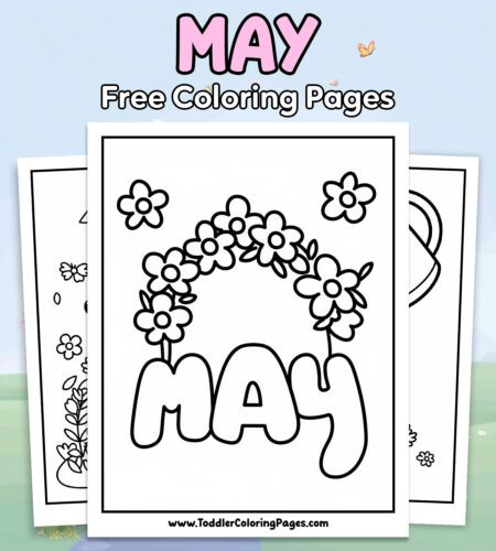 May Coloring Pages