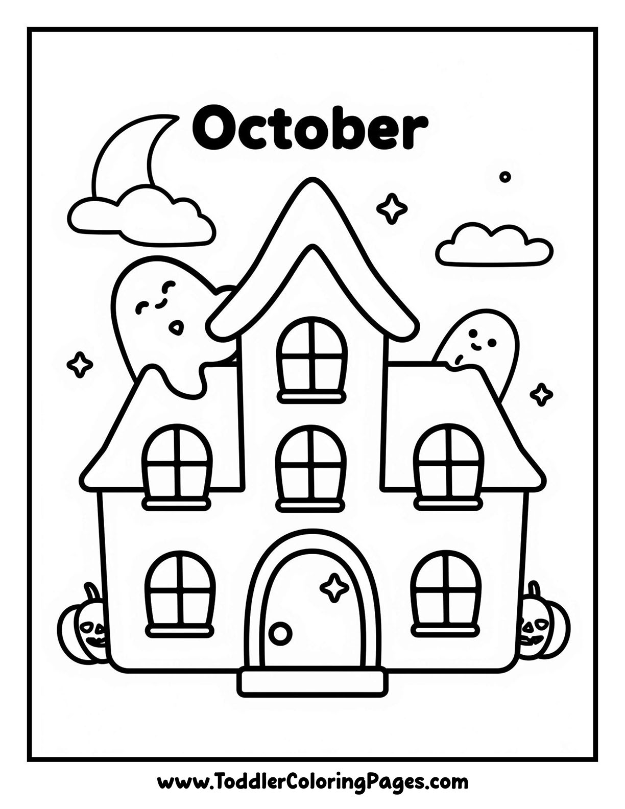 October Coloring Pages