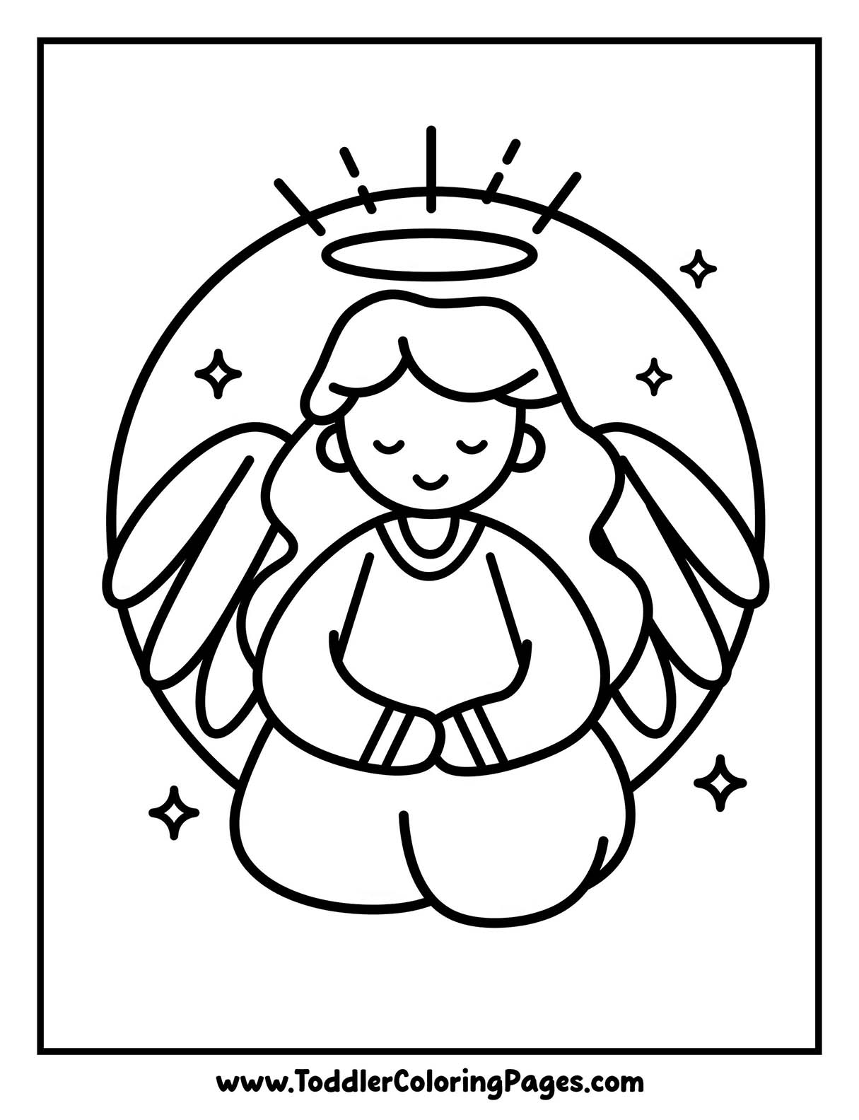 Angel Coloring Pages