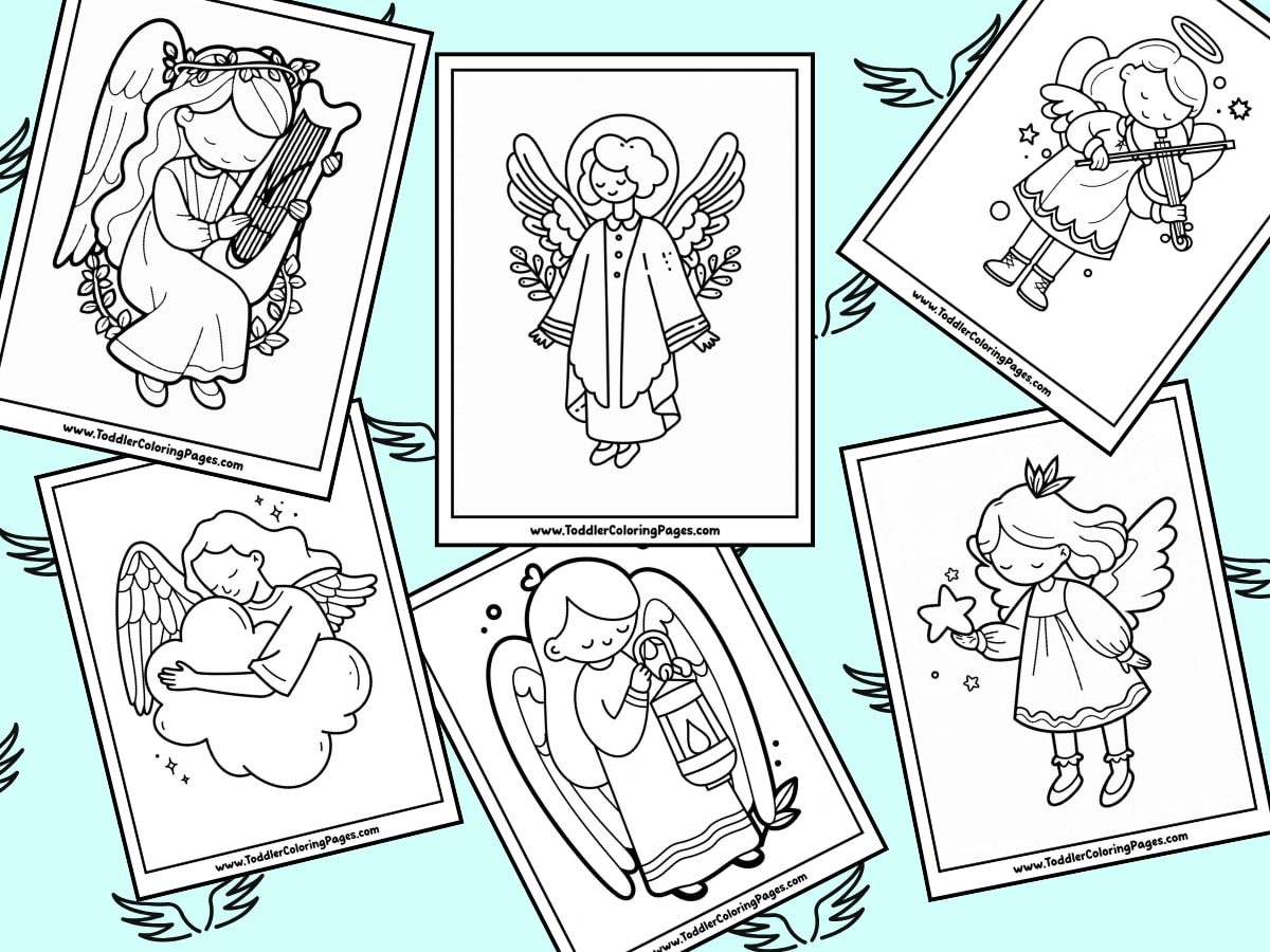 Angel Coloring Pages