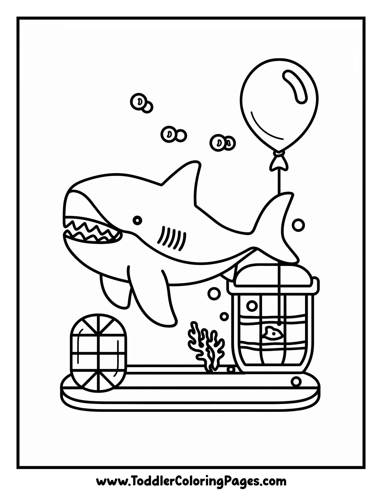 Baby Shark Coloring Pages