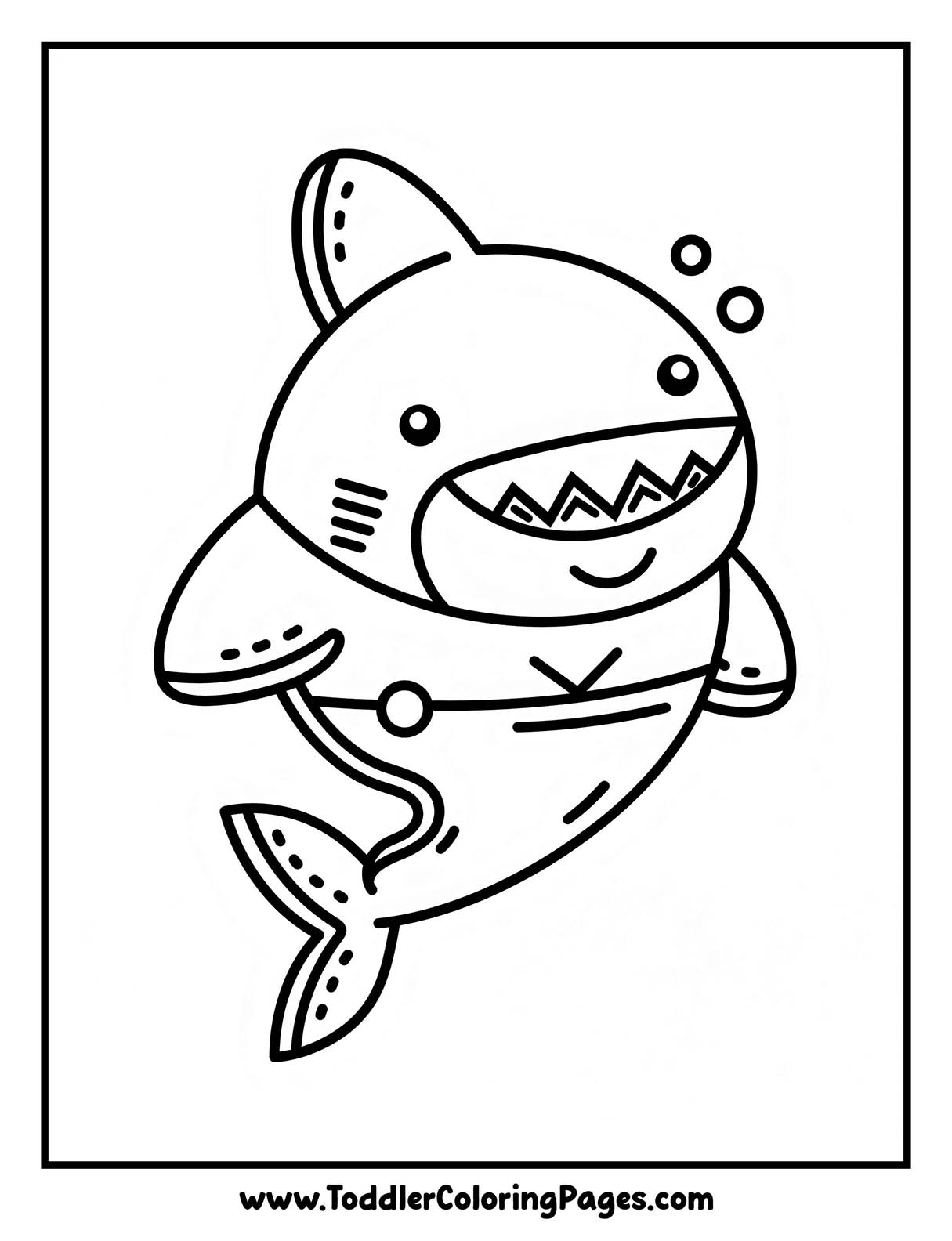 Baby Shark Coloring Pages
