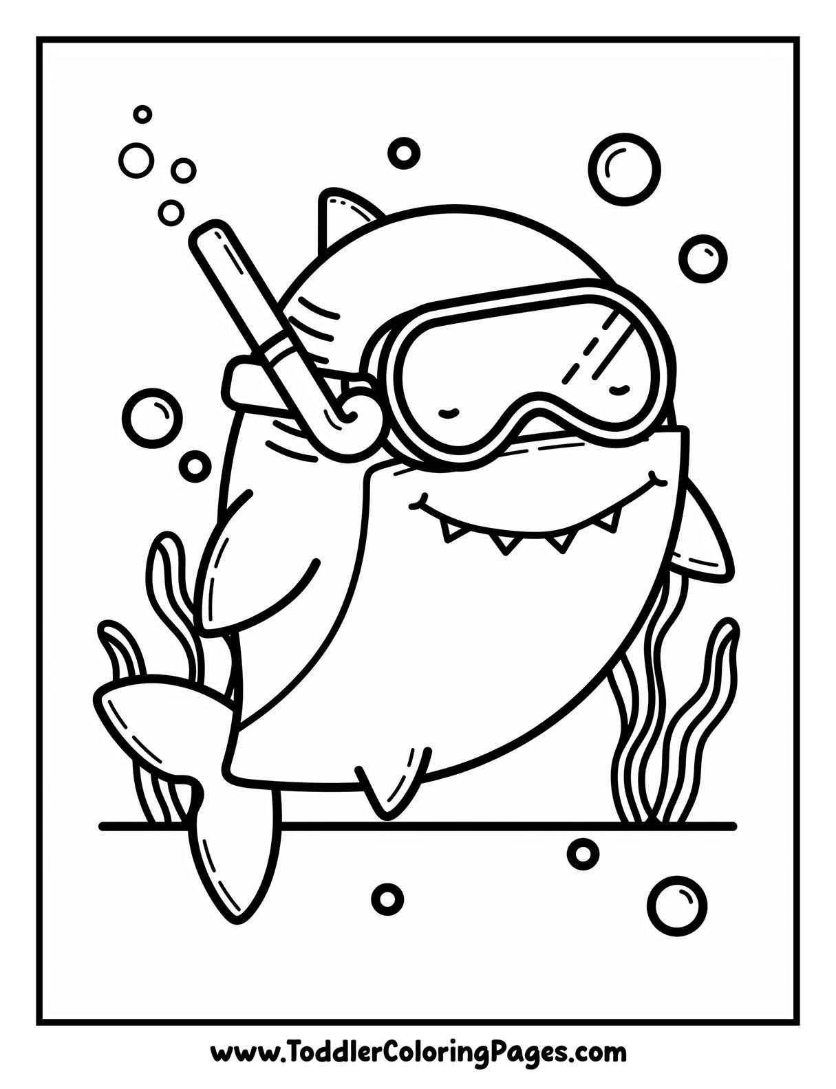 Baby Shark Coloring Pages