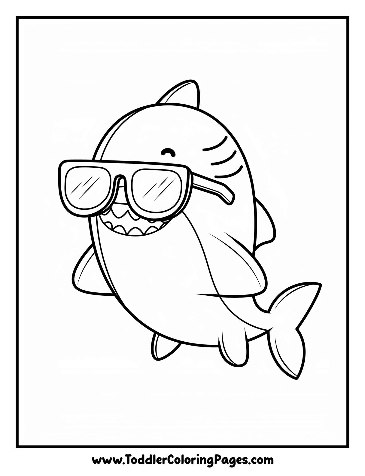 Baby Shark Coloring Pages