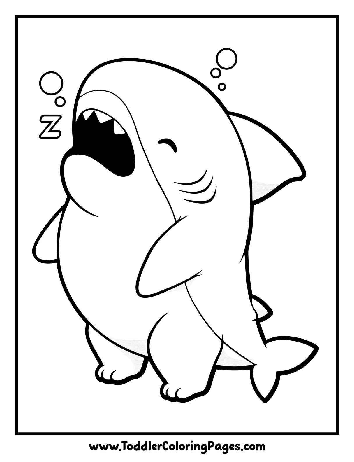 Baby Shark Coloring Pages