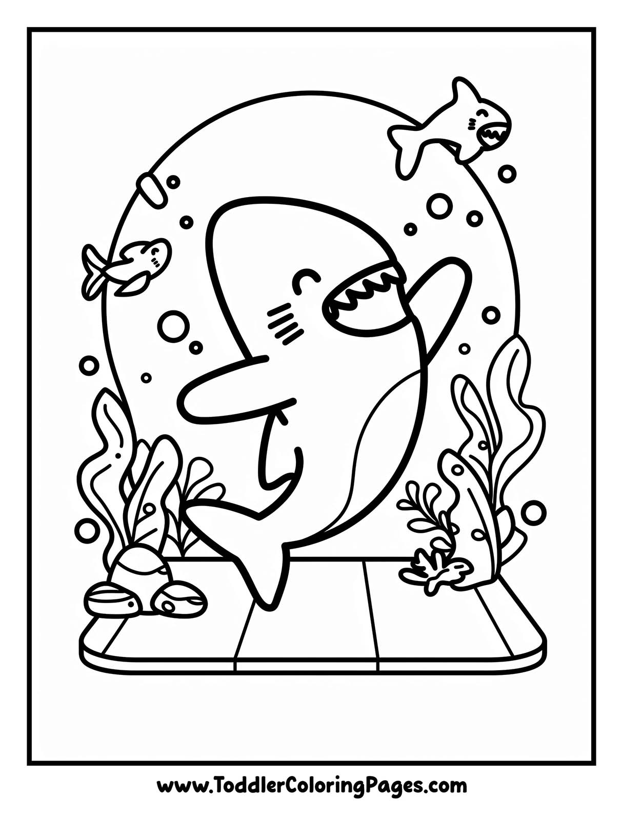 Baby Shark Coloring Pages