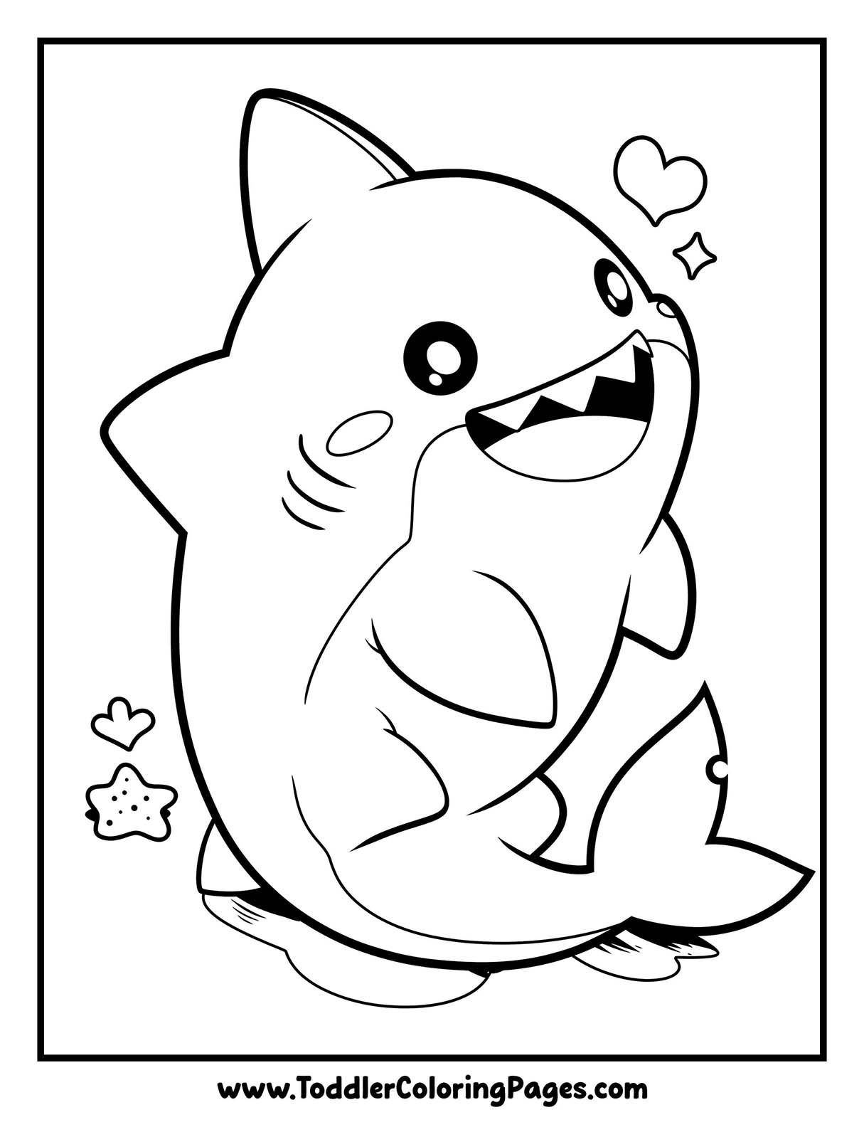 Baby Shark Coloring Pages