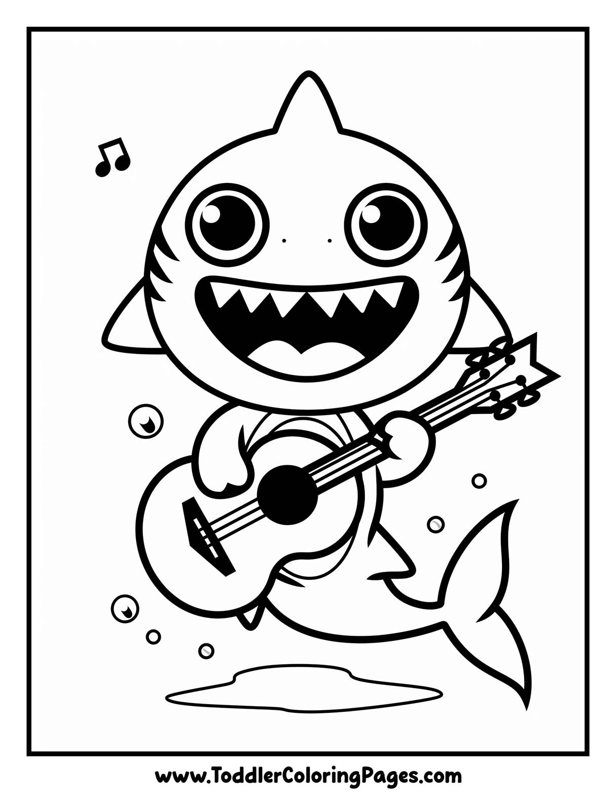 Baby Shark Coloring Pages