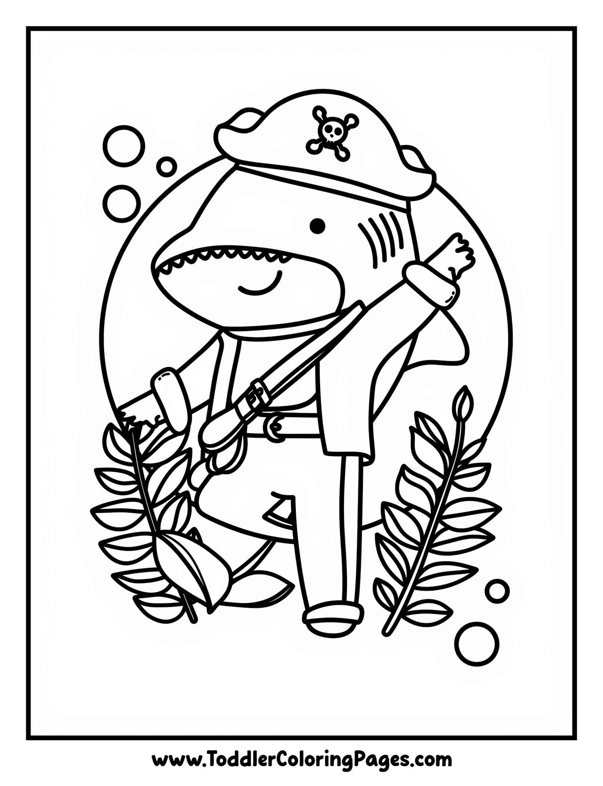 Baby Shark Coloring Pages