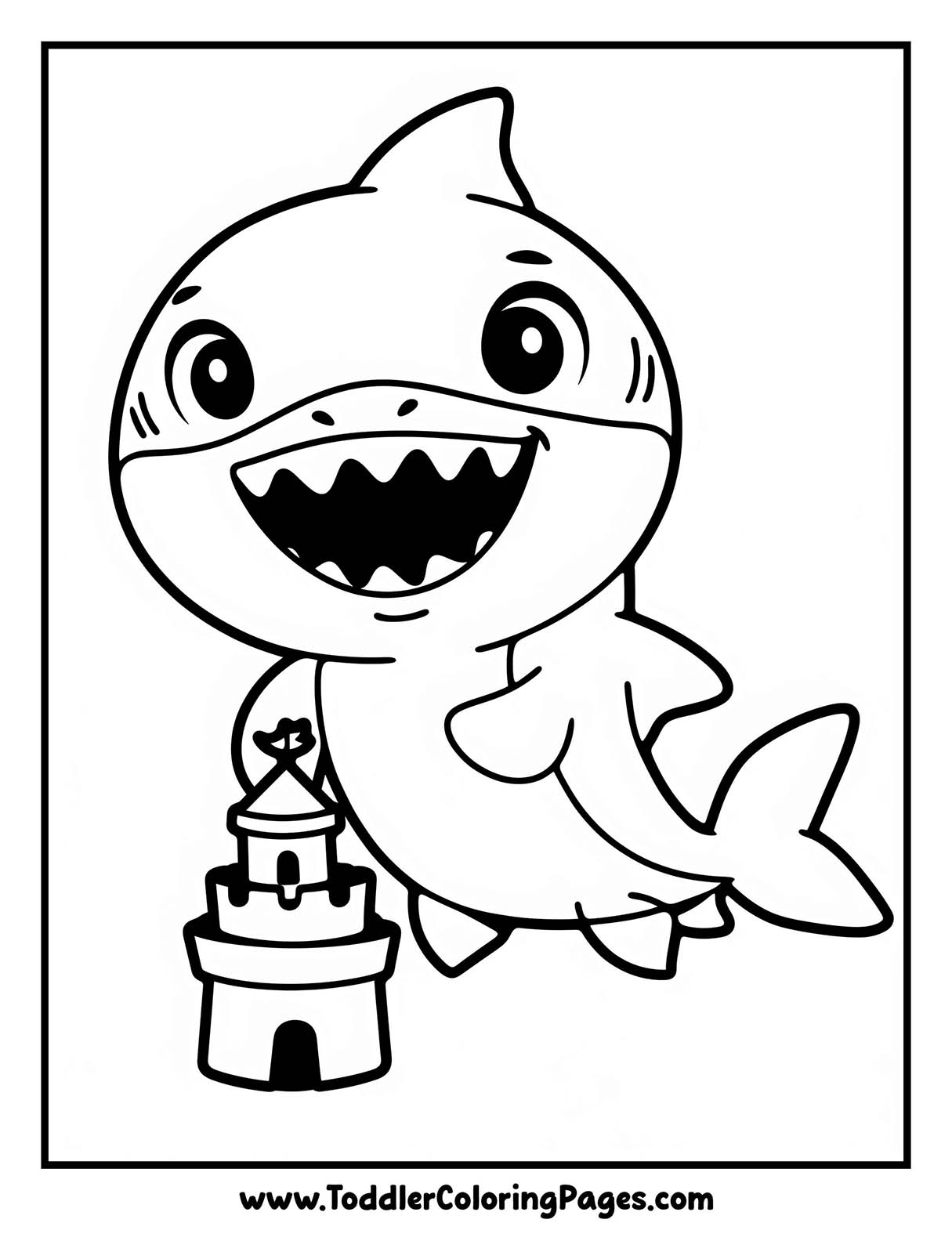 Baby Shark Coloring Pages