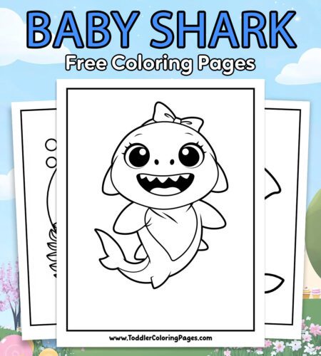Baby Shark Coloring Pages
