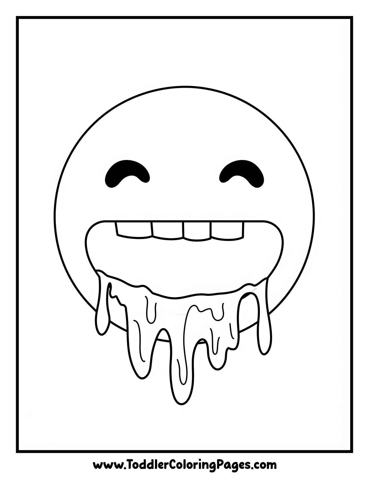 Emoji Coloring Pages