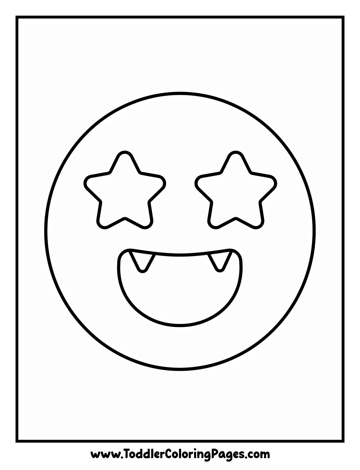 Emoji Coloring Pages
