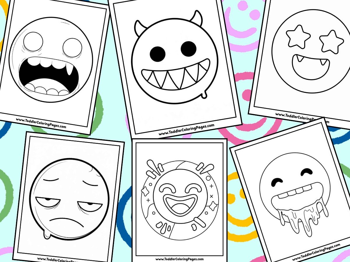 Emoji Coloring Pages
