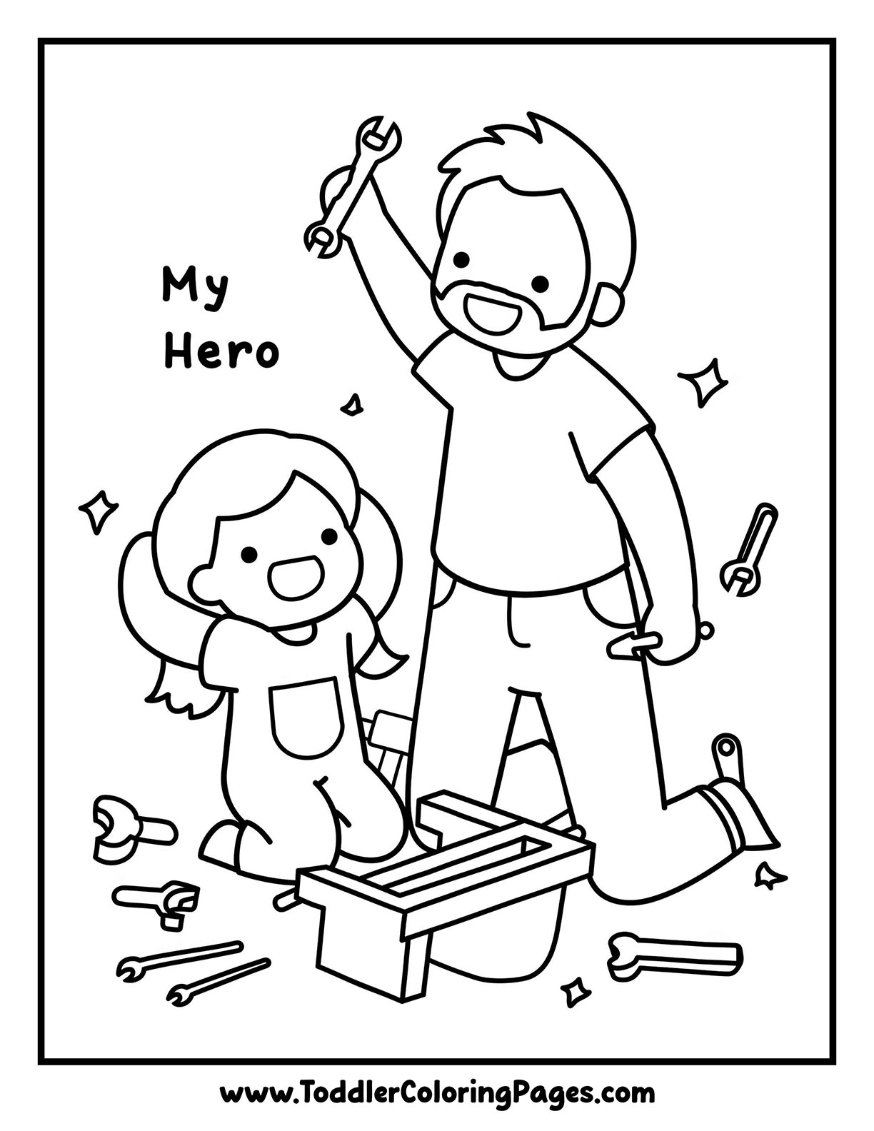 Father's Day Coloring Pages