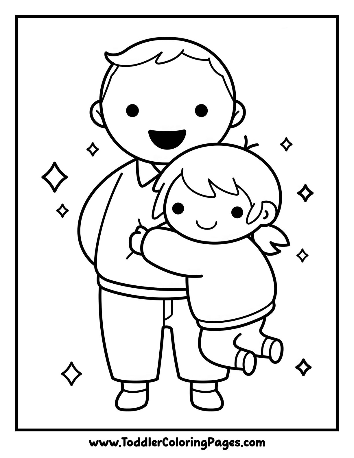 Father's Day Coloring Pages