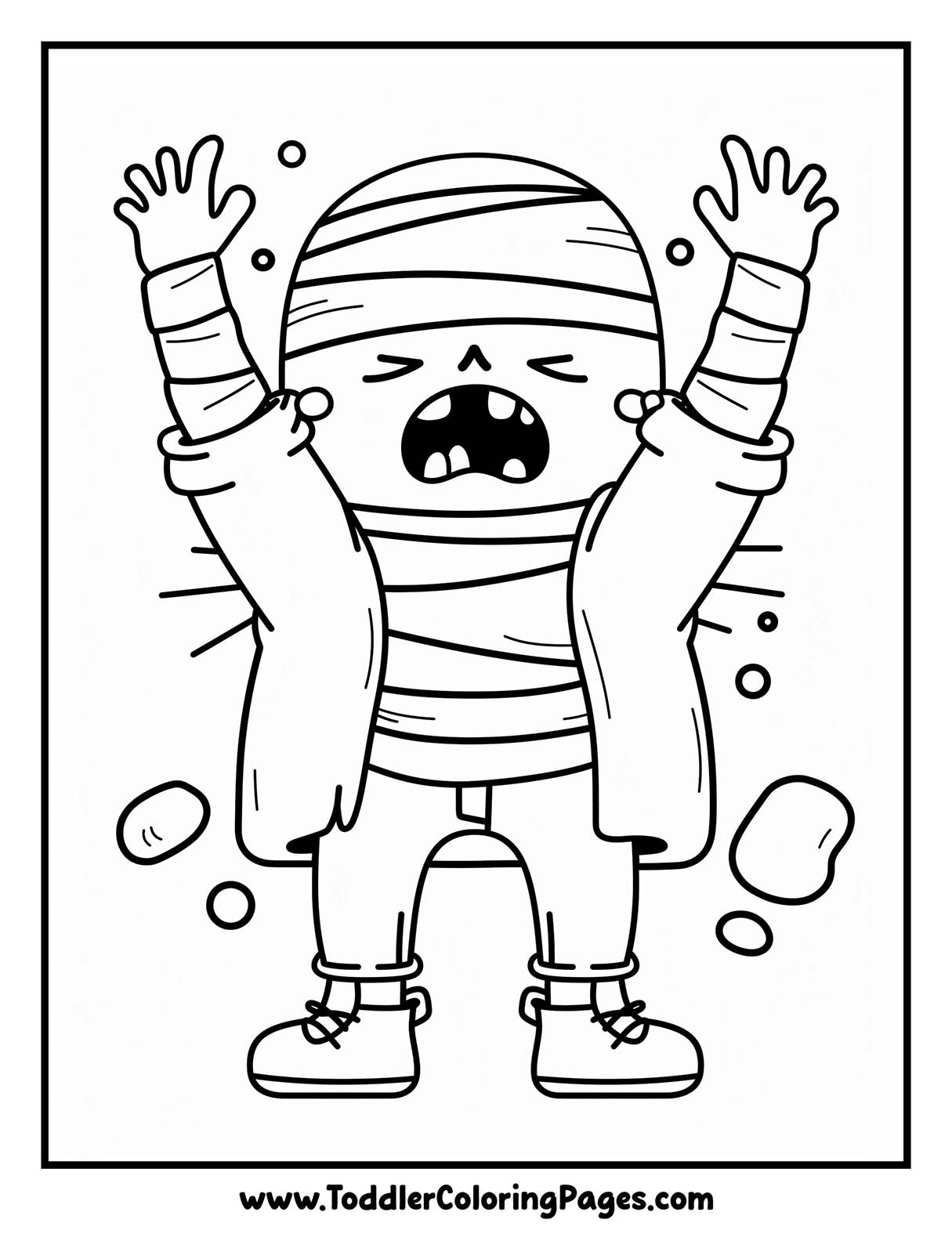 Mummy Coloring Pages