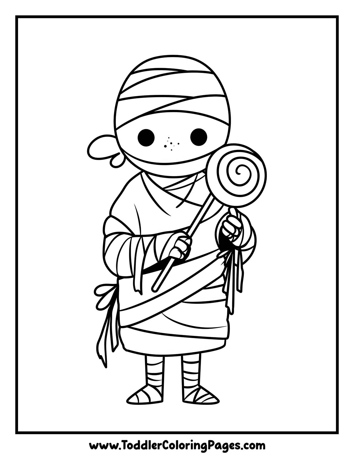 Mummy Coloring Pages