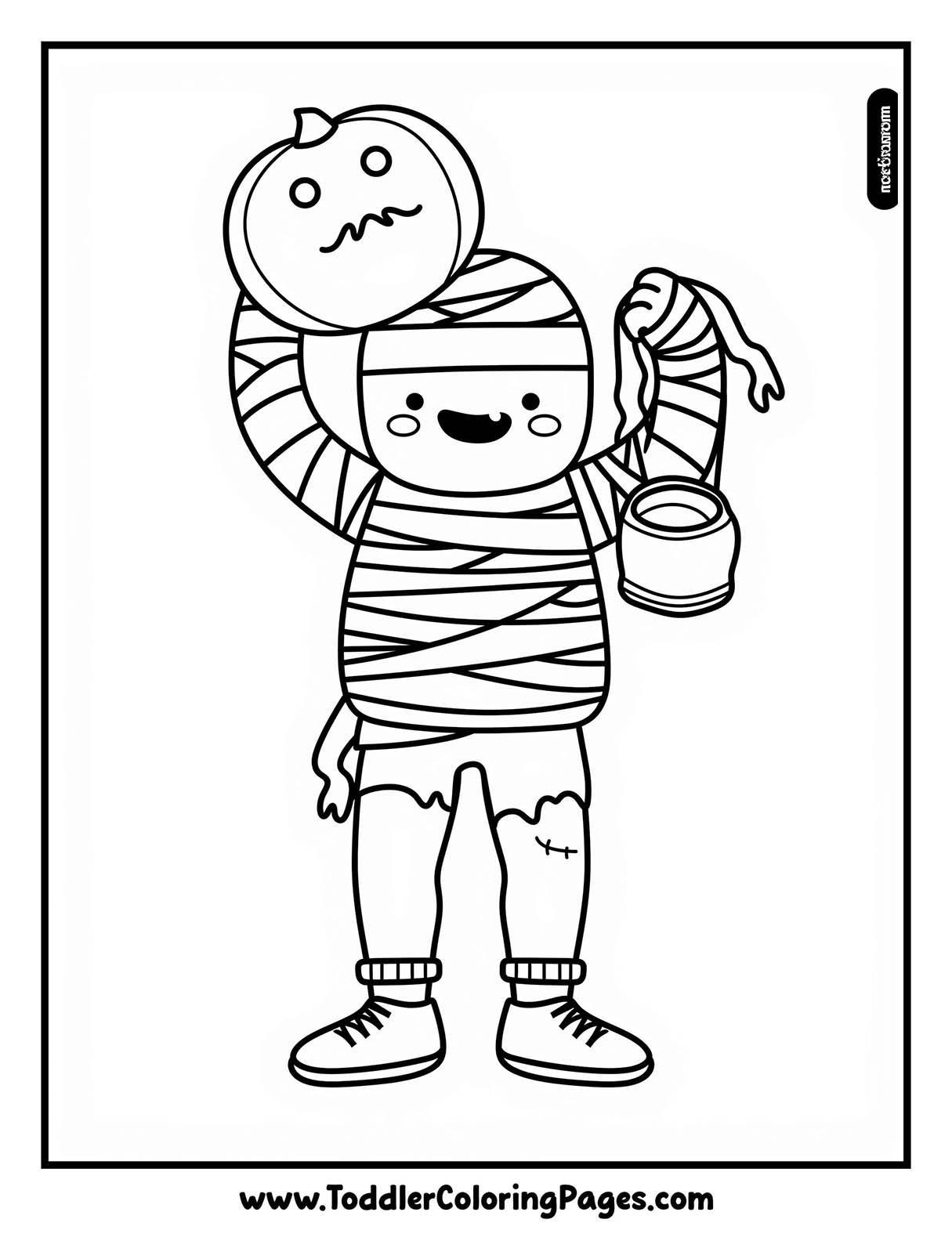 Mummy Coloring Pages