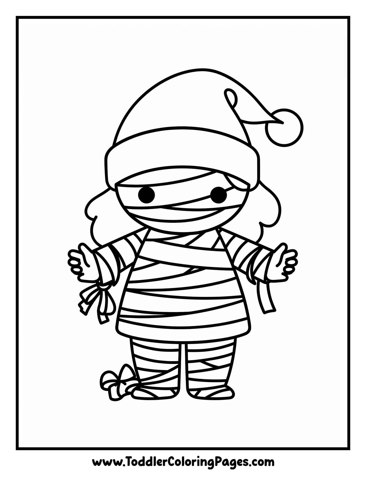 Mummy Coloring Pages