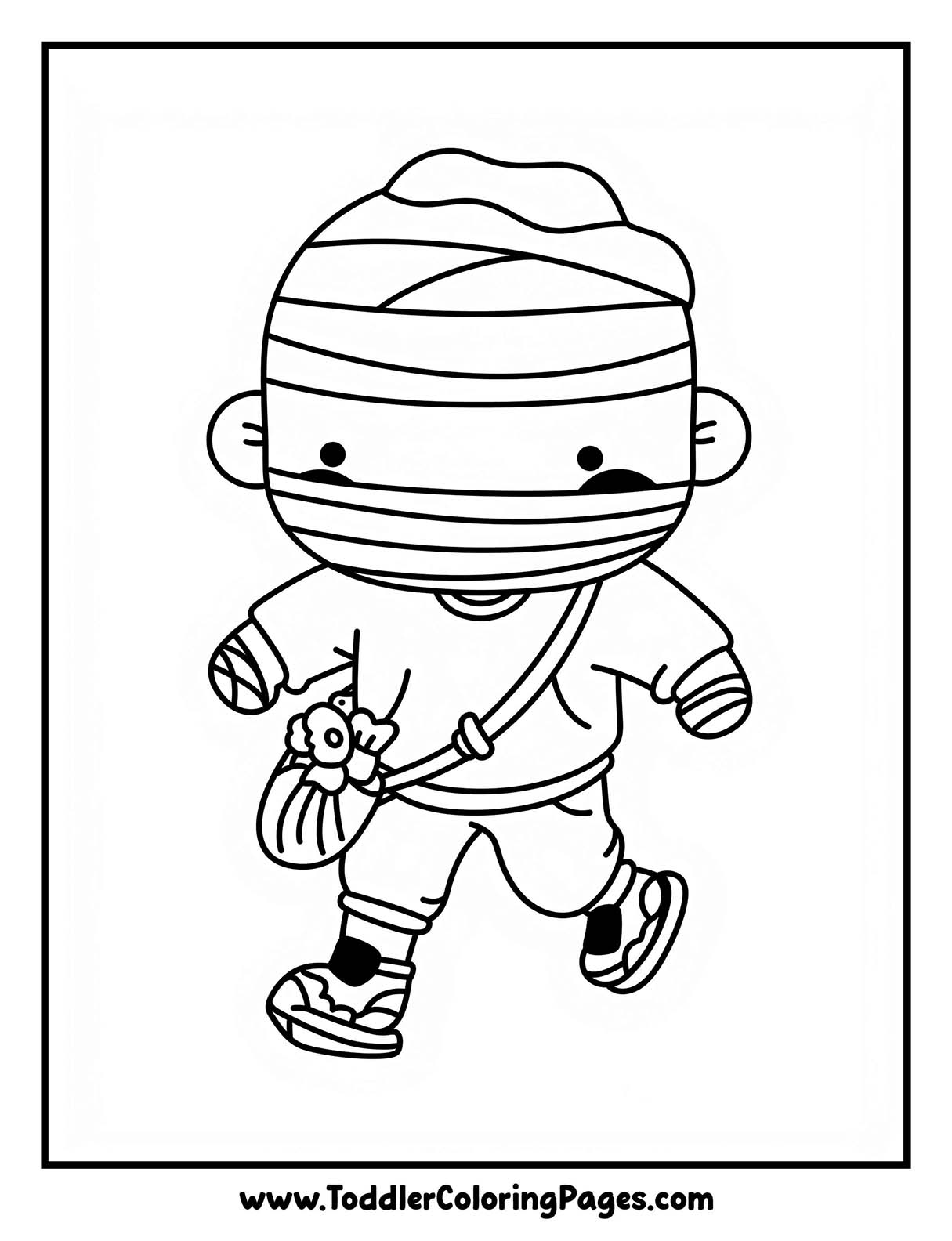 Mummy Coloring Pages