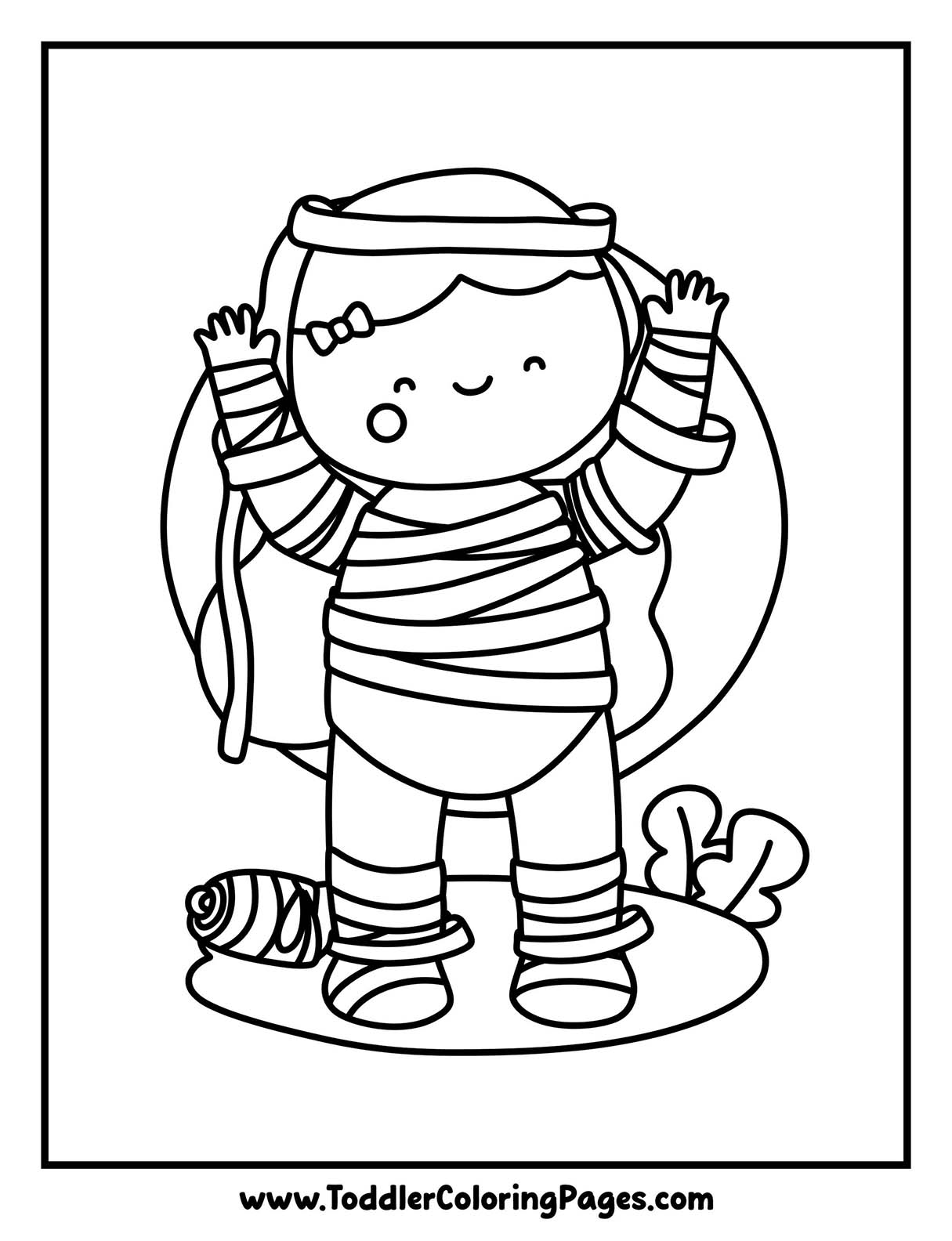 Mummy Coloring Pages