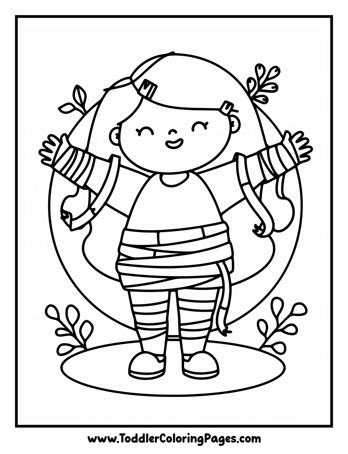 Mummy Coloring Pages