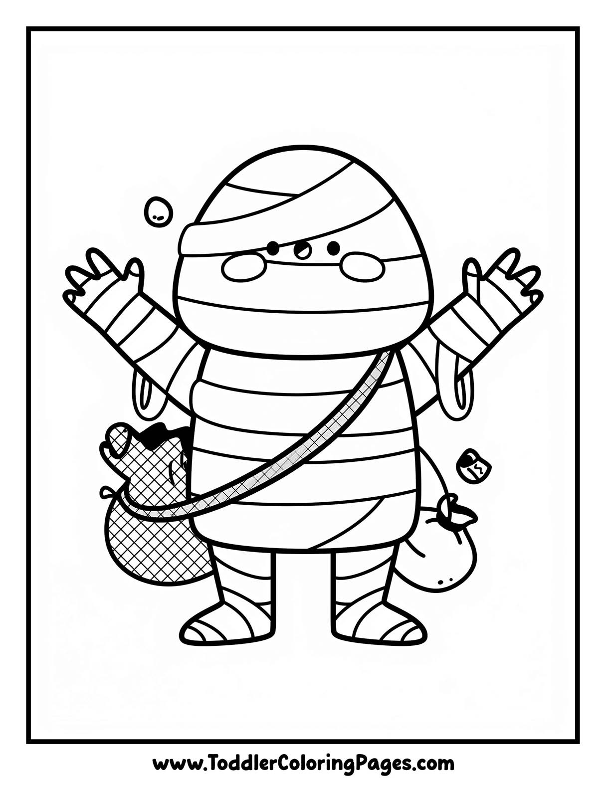 Mummy Coloring Pages