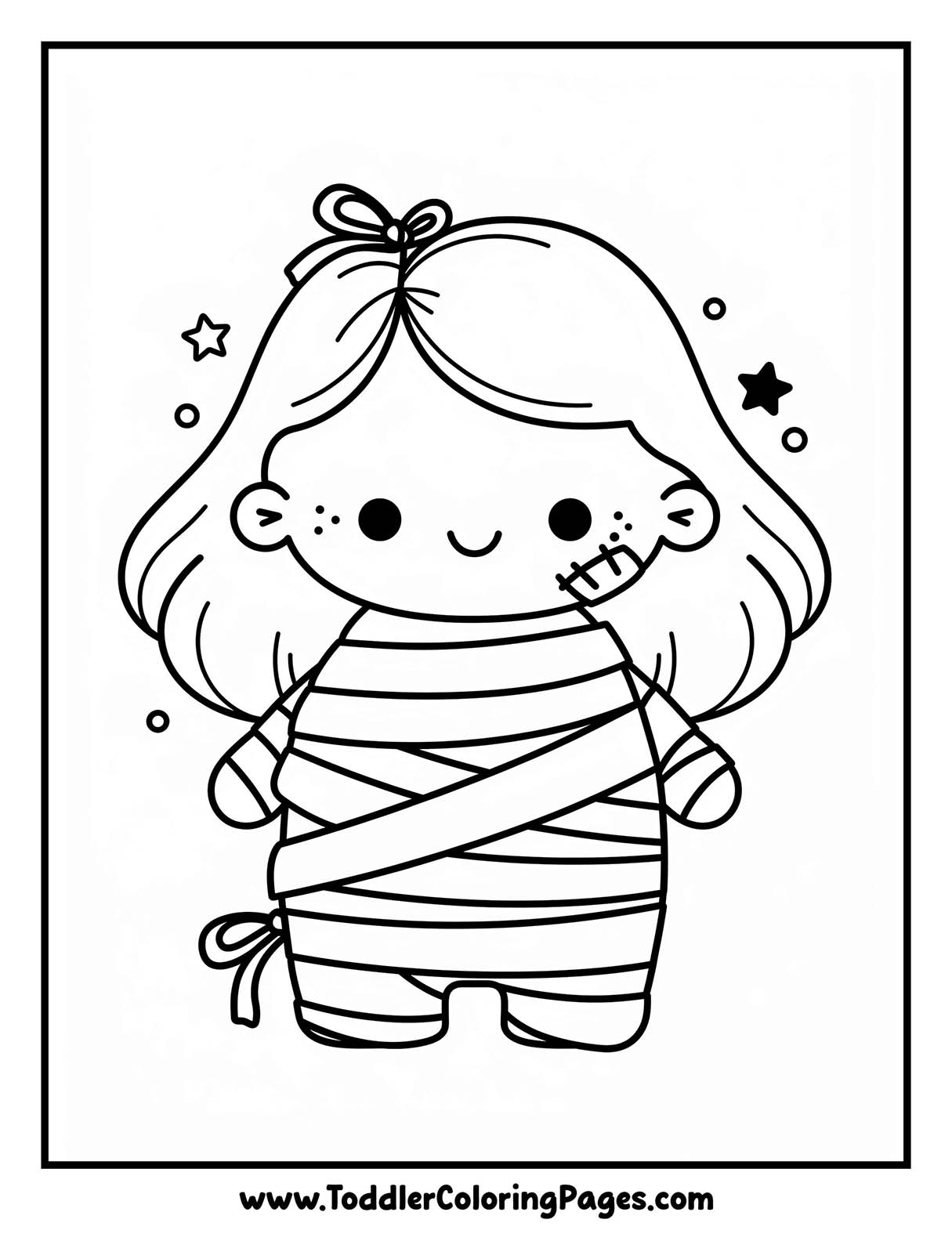 Mummy Coloring Pages