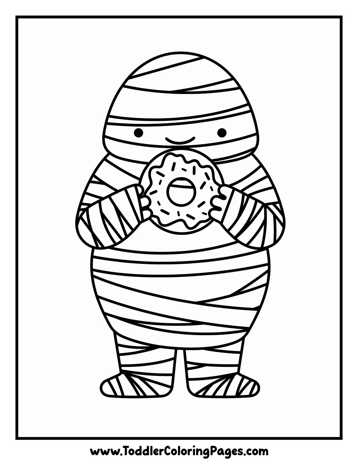 Mummy Coloring Pages
