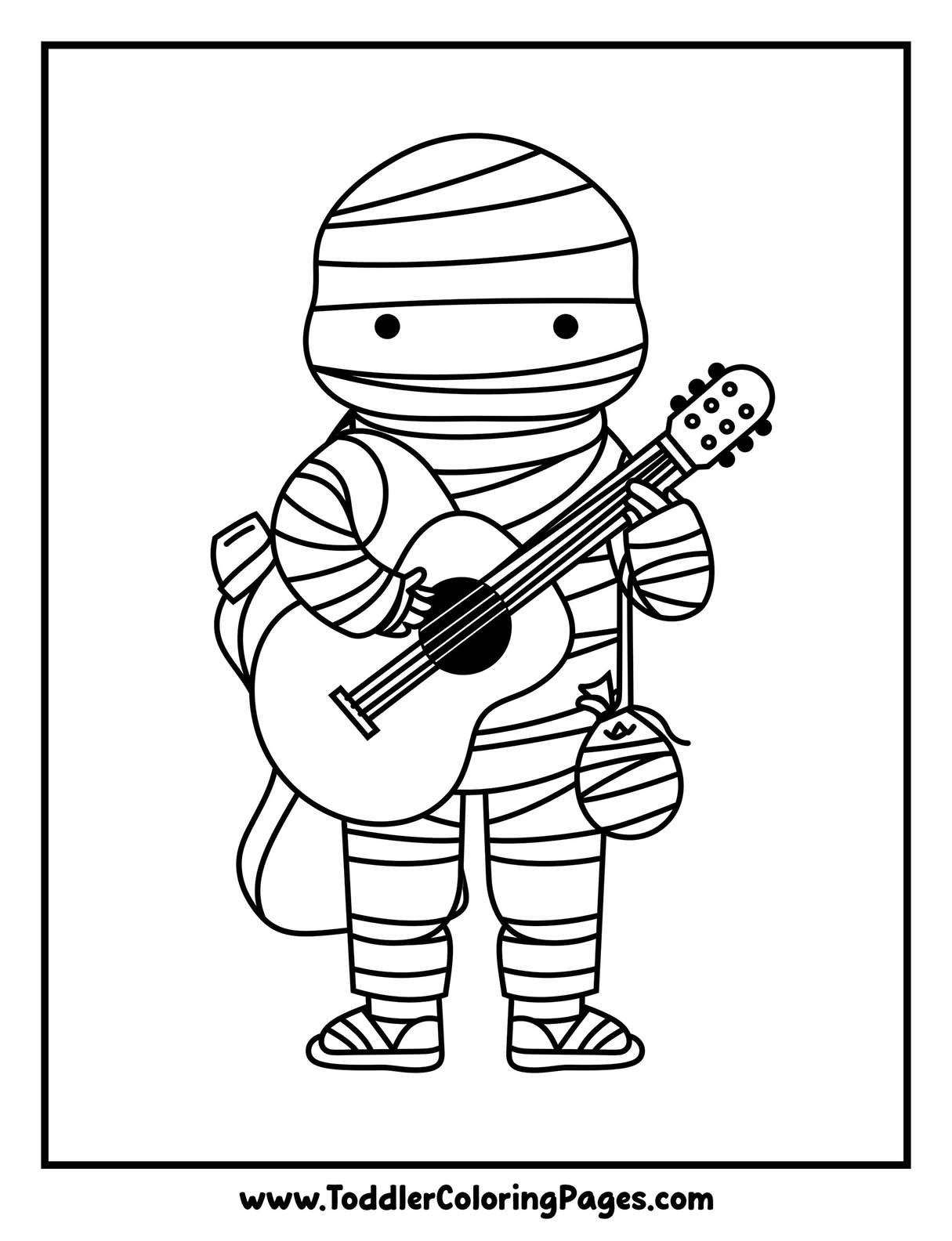 Mummy Coloring Pages