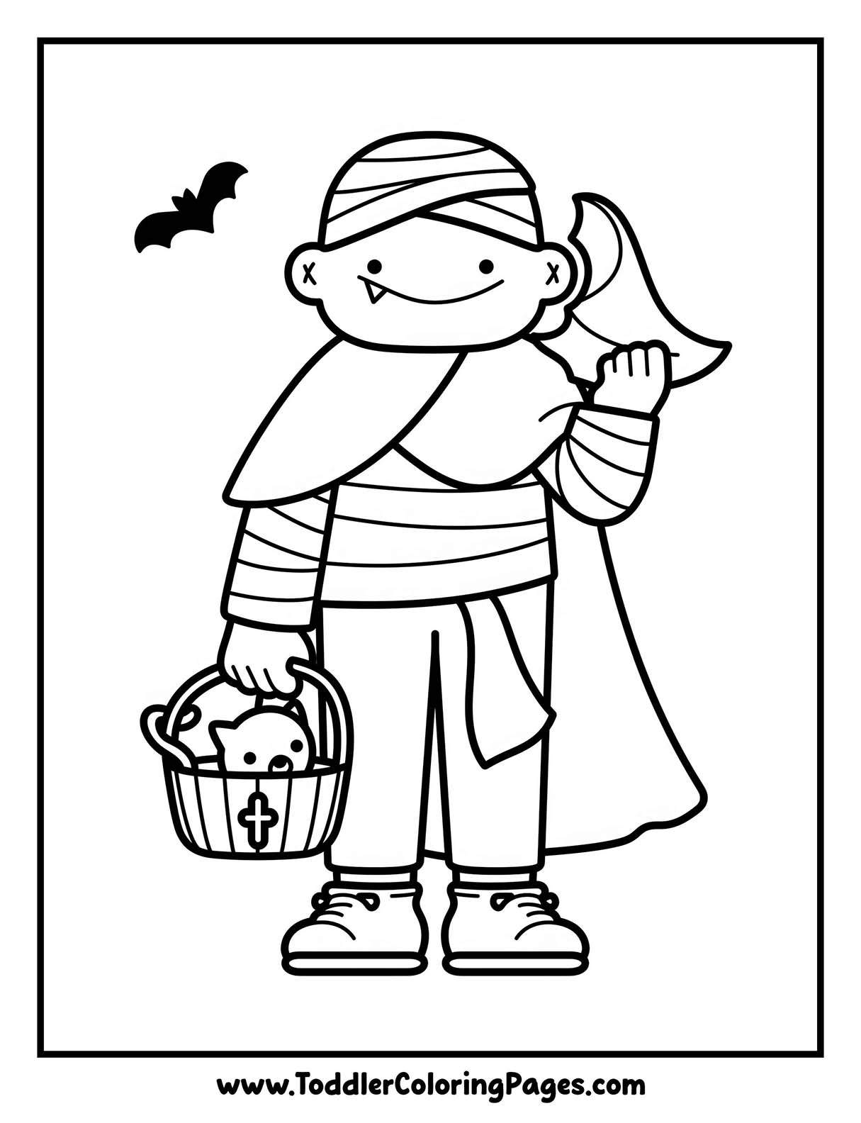 Mummy Coloring Pages