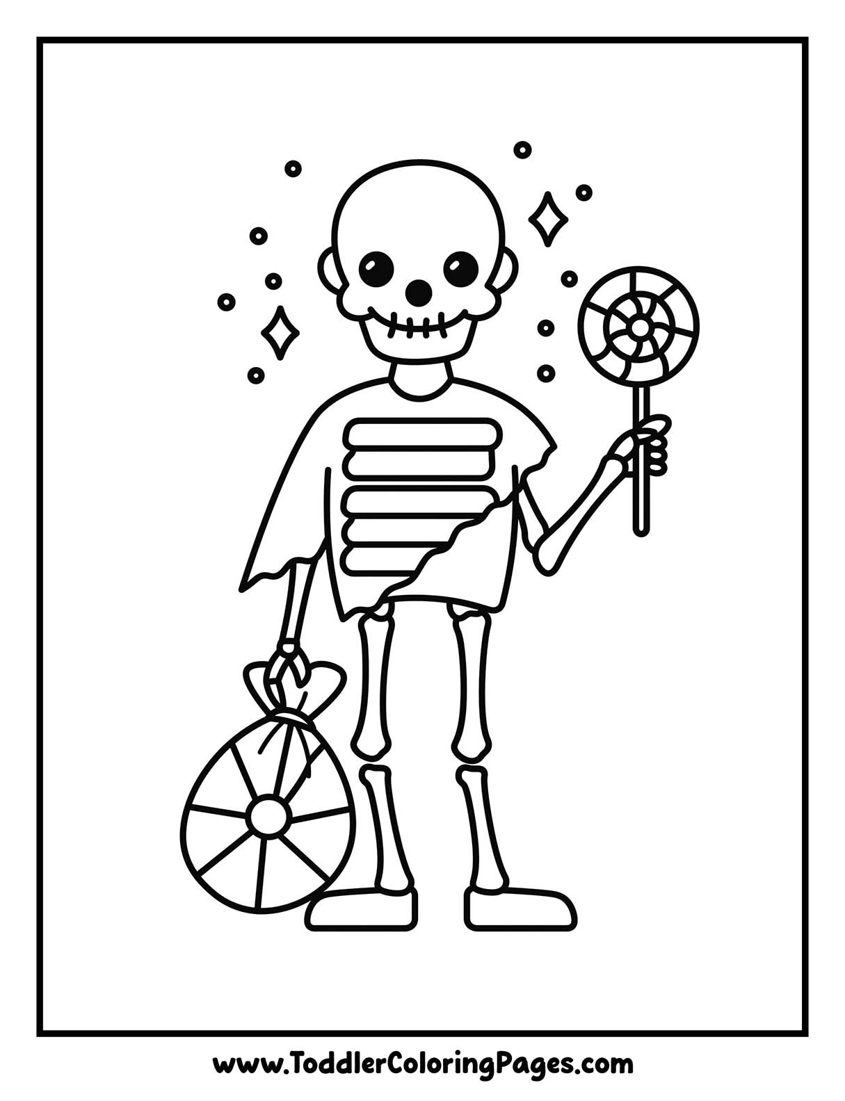 Skeleton Coloring Pages