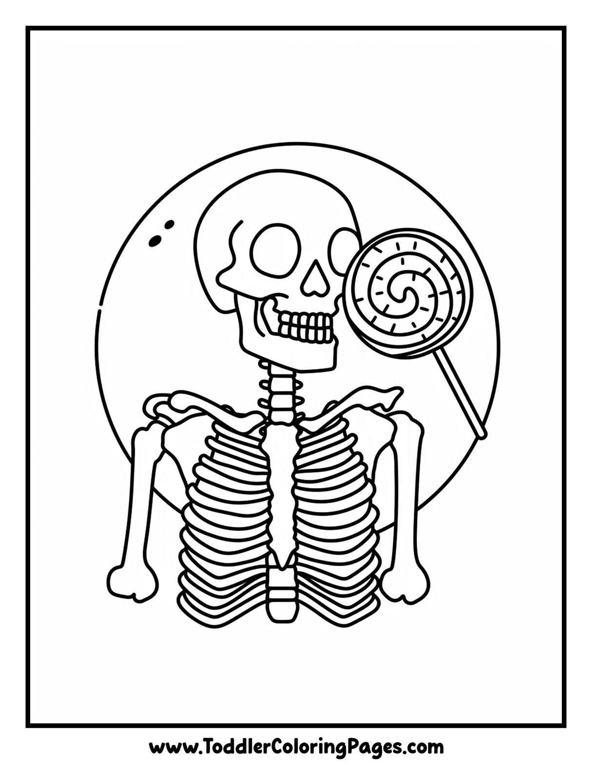 Skeleton Coloring Pages