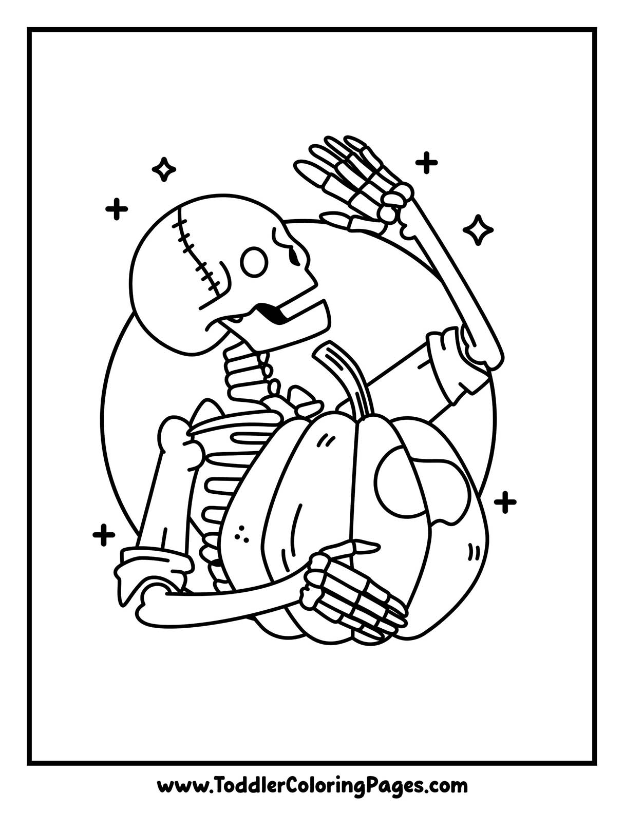 Skeleton Coloring Pages