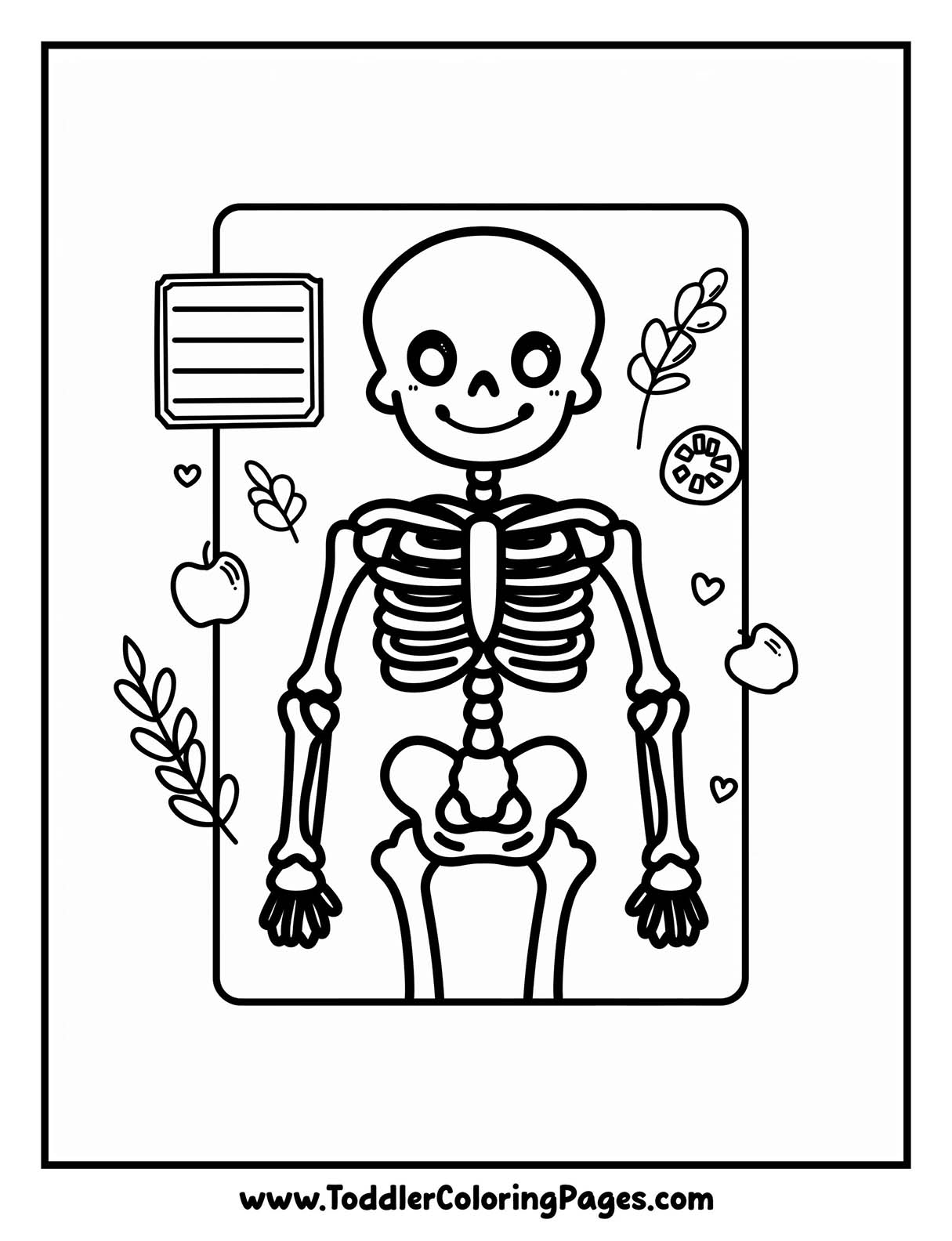 Skeleton Coloring Pages