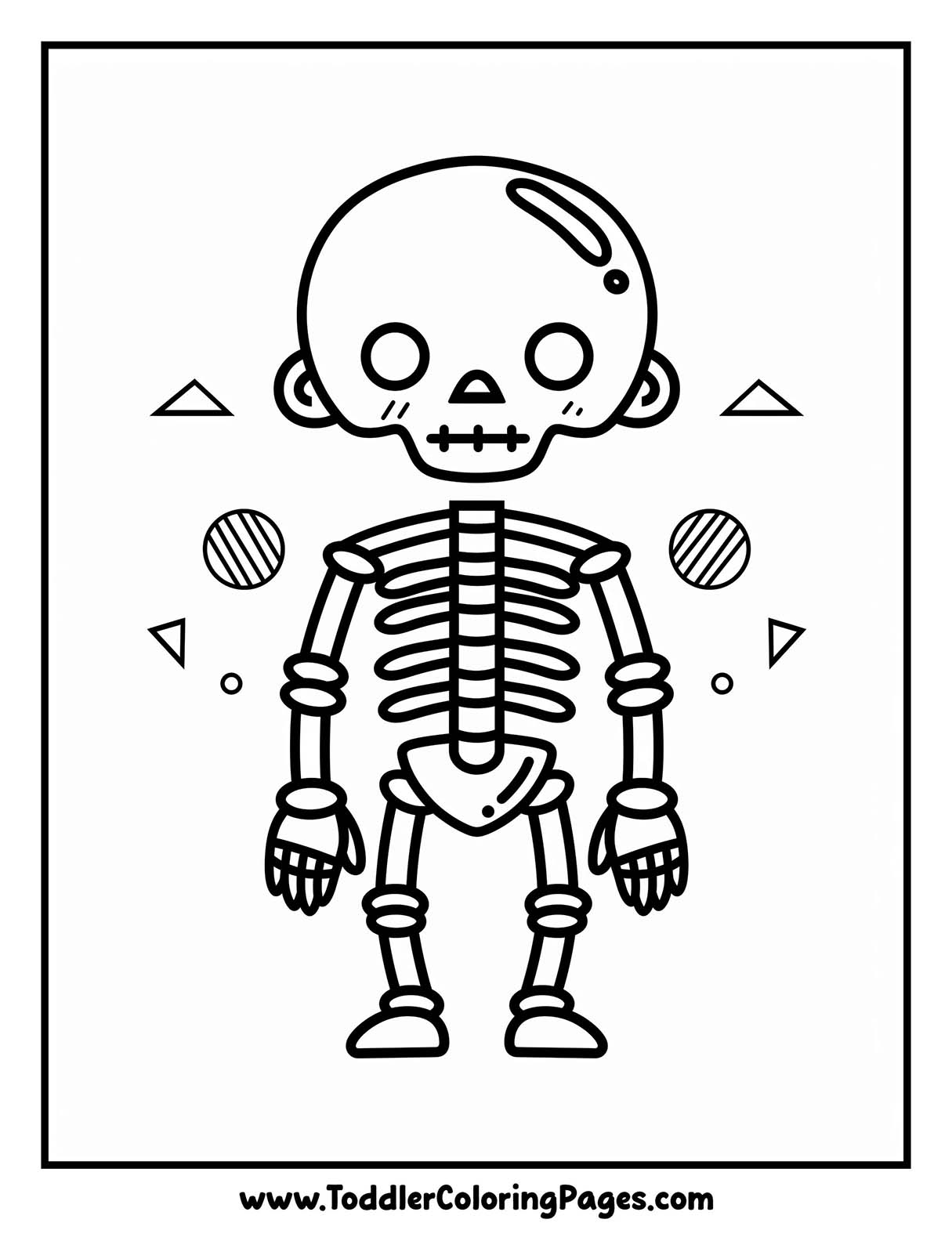 Skeleton Coloring Pages