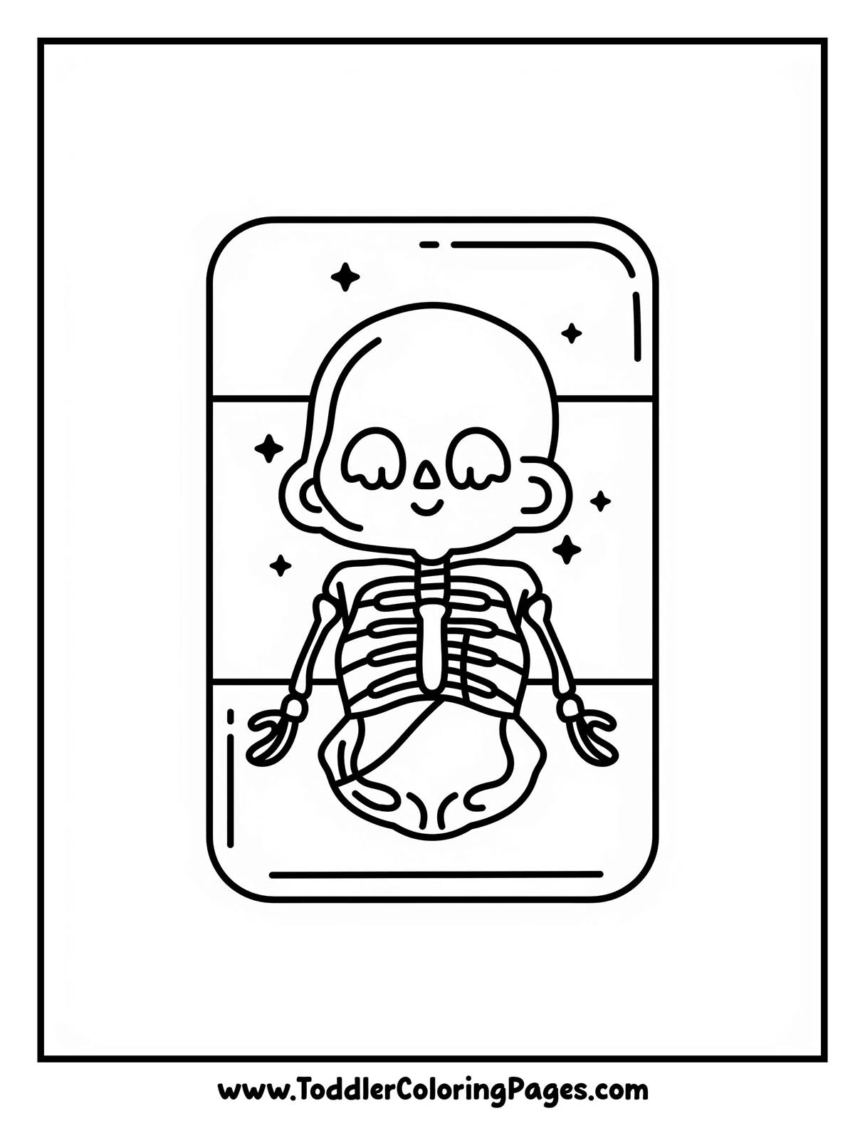 Skeleton Coloring Pages