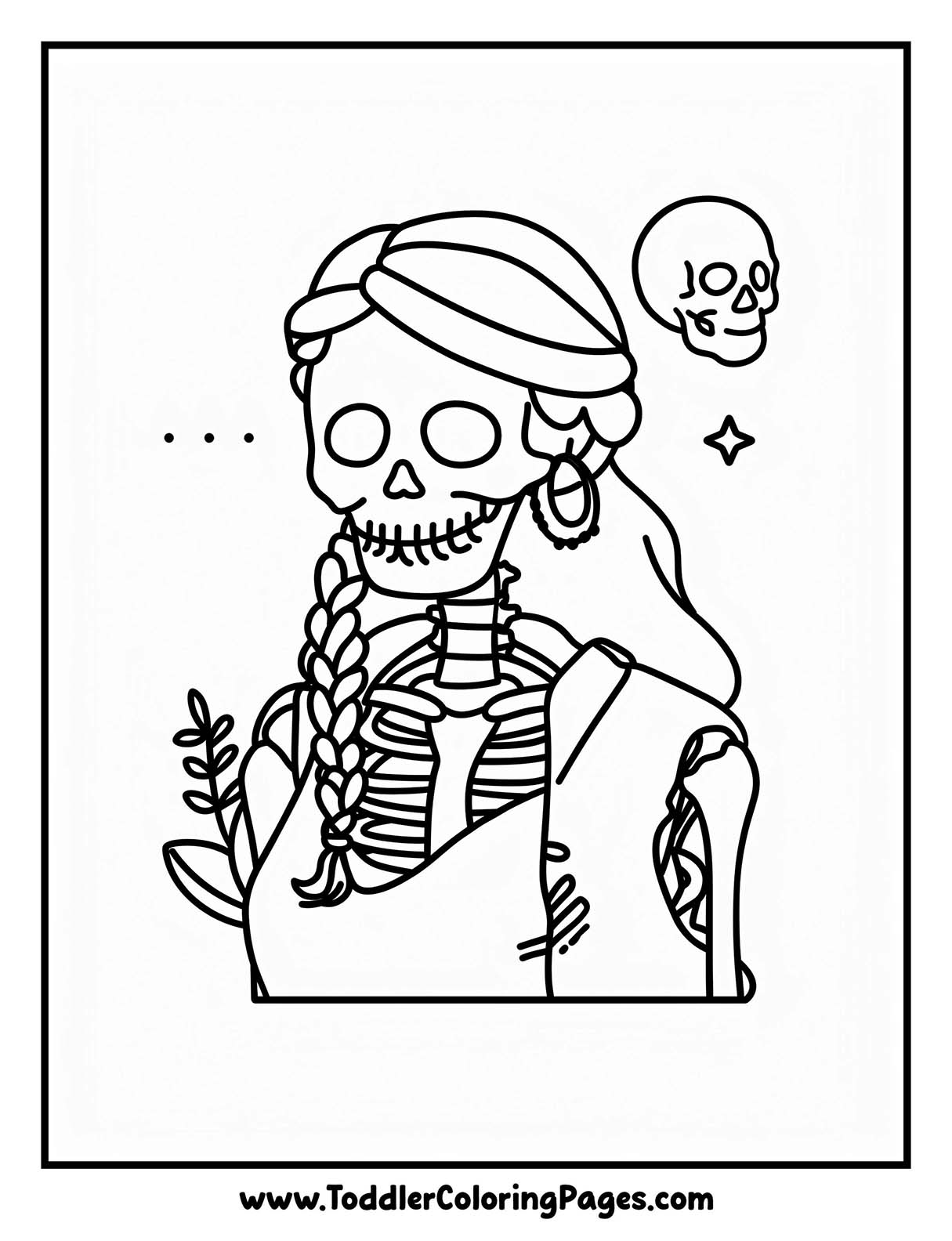 Skeleton Coloring Pages