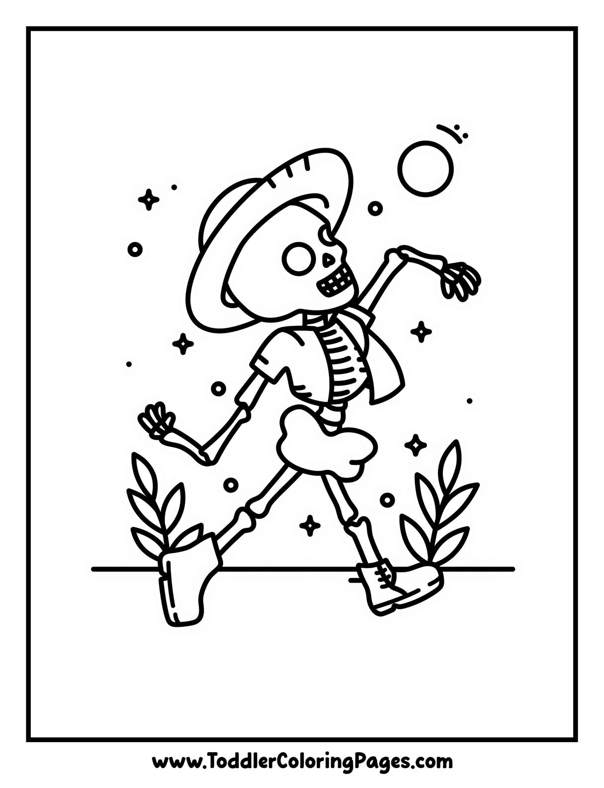 Skeleton Coloring Pages